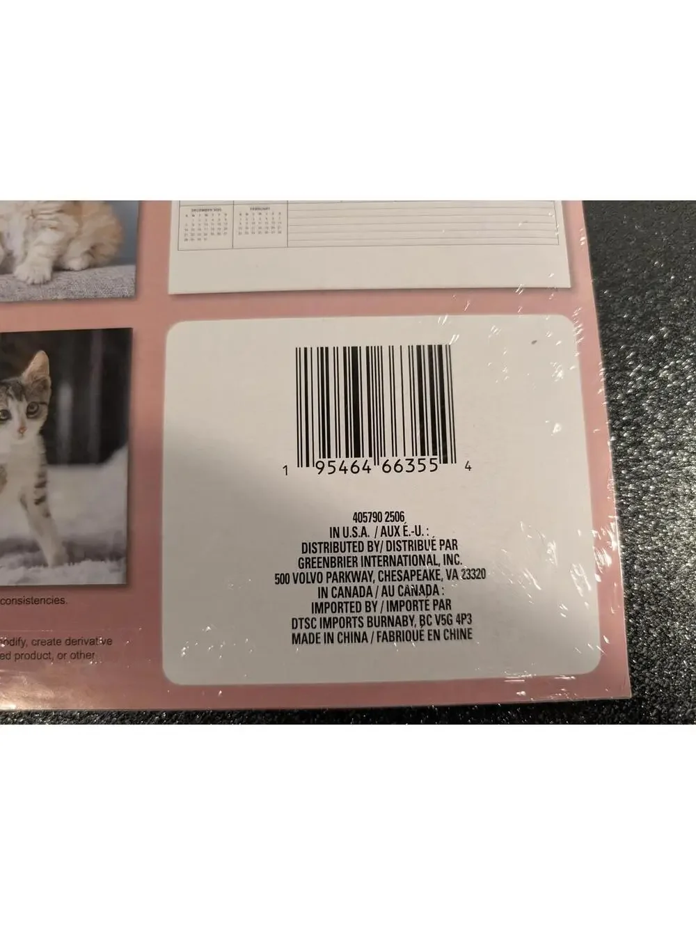 2026 Kittens 12-Month Wall Calendar - 12
